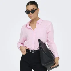 JDY Chemise fluide Kimie regular coton Femme ROSE CLAIR Best