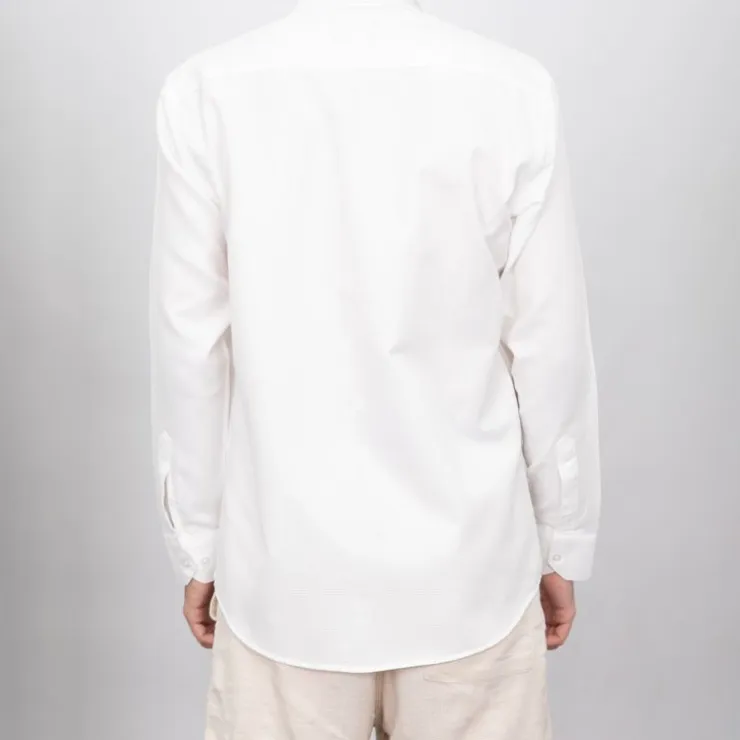 BILL TORNADE Chemise habillée cassé coton Homme BLANC Online