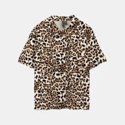 VERO MODA Chemise imprimé léopard à boutons Femme MARRON