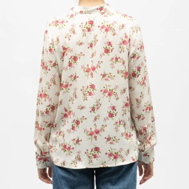 LA PETITE ETOILE Chemise légère vintage à fleurs cosie Femme BLANC Online