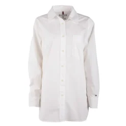 TOMMY HILFIGER Chemise longue coton he regular Femme BLANC Outlet