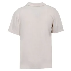 PANAME BROTHERS Chemise manches courtes lin mélangé Homme BEIGE New