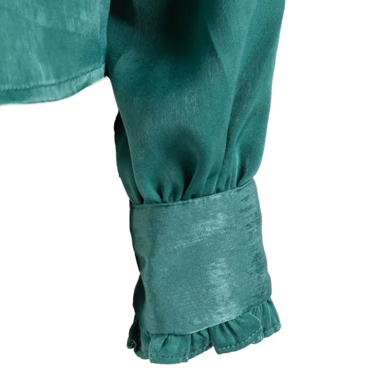 ONLY Chemise manches longues Femme VERT FONCE New