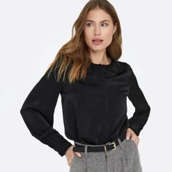 ONLY Chemise manches longues Femme NOIR Clearance