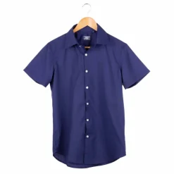 NEW MAN Chemise mc nmhs3632.f68 Homme BLEU FONCE Clearance