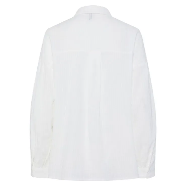 PIECES Chemise muna cashmere blue à rayures Femme BLANC Discount