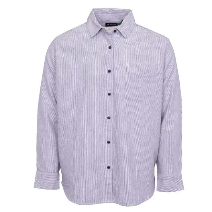 DOCKERS Chemise regular à rayures coton Homme BLEU Outlet