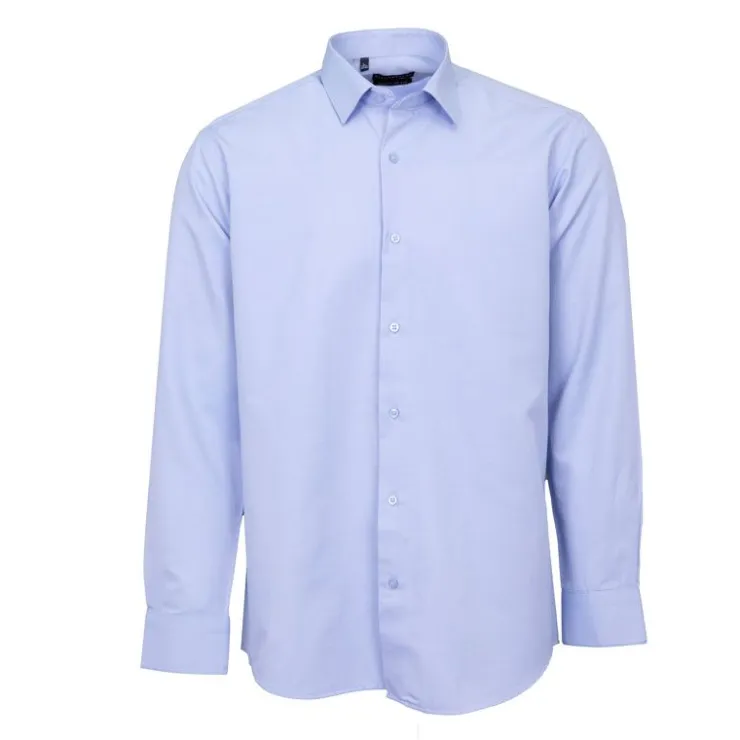 BILL TORNADE Chemise regular fit classique coton Homme BLEU CIEL Online