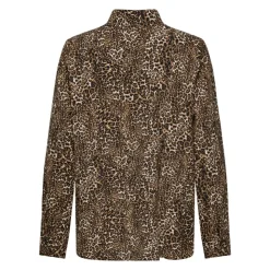 ONLY Chemise sierra imprimé léopard regular Femme MARRON Clearance