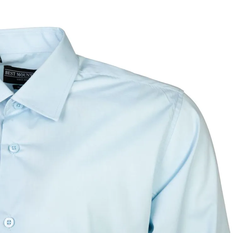 BEST MOUNTAIN Chemise slim fit bestchem200 Homme BLEU CIEL Hot