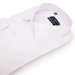 BILL TORNADE Chemise unie col 37 regular fit Homme BLANC Outlet