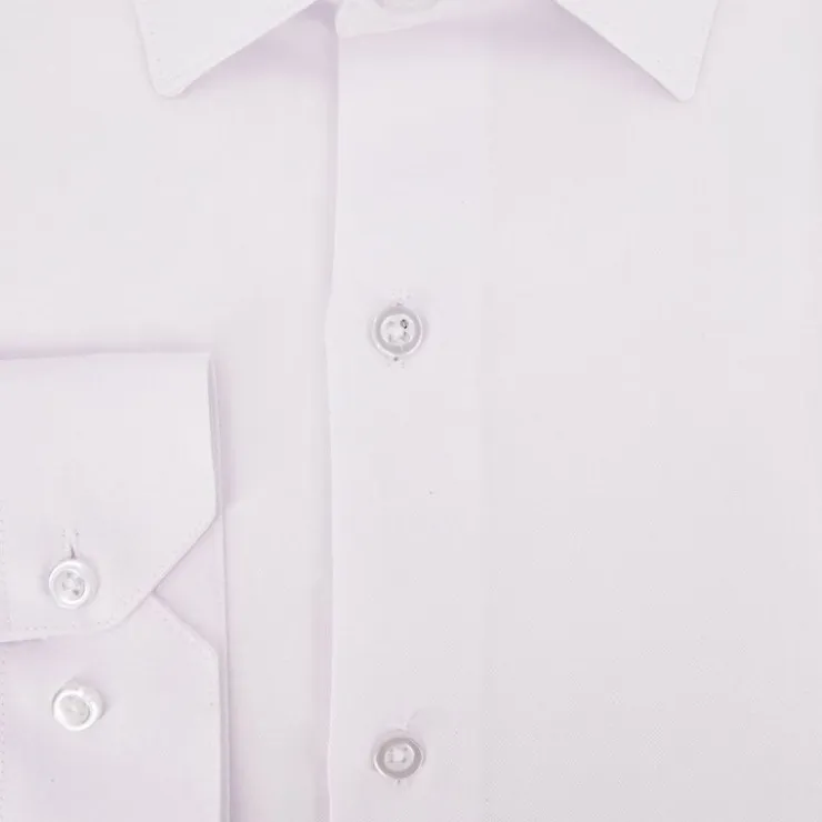 BILL TORNADE Chemise unie col 37 regular fit Homme BLANC Outlet