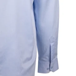 BILL TORNADE Chemise unie col 15 regular fit Homme BLEU CIEL Outlet