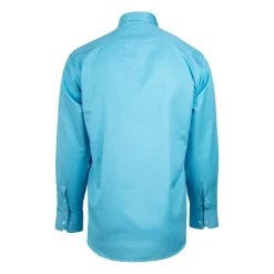 BILL TORNADE Chemise unie col 15 regular fit Homme TURQUOISE Discount