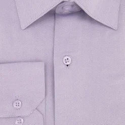 BILL TORNADE Chemise unie col 15 regular fit Homme VIOLET CLAIR Hot