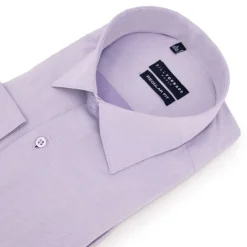 BILL TORNADE Chemise unie col 15 regular fit Homme VIOLET CLAIR Hot