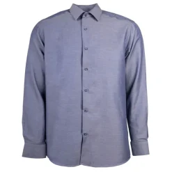 BILL TORNADE Chemise unie col 37 regular fit Homme BLEU Hot