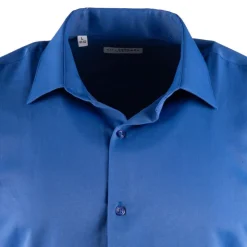 BILL TORNADE Chemise unie manches longues regular Homme BLEU ROI Best