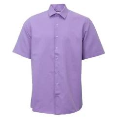 BILL TORNADE Chemise unie mc regular noire bill302 Homme VIOLET Hot
