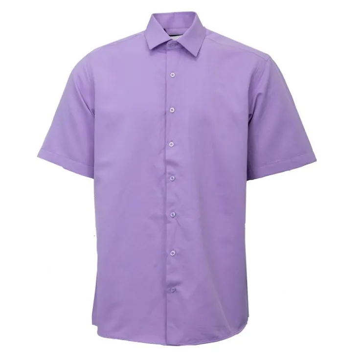 BILL TORNADE Chemise unie mc regular noire bill302 Homme VIOLET Hot