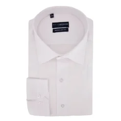 BILL TORNADE Chemise unie regular fit coton aspect lin Homme BLANC New