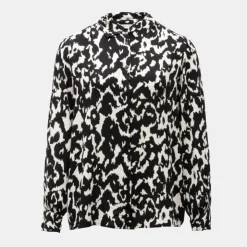 DEELUXE 74 Chemisier black imprimé carily Femme NOIR Outlet