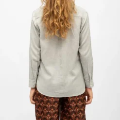 LA PETITE ETOILE Chemisier gris chiné carli manches longues Femme GRIS CLAIR Online