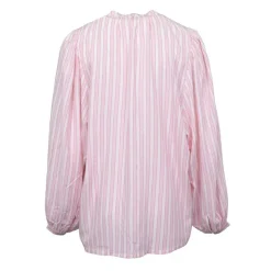 LA PETITE ETOILE Chemisier rayé Caisy col V Femme ROSE Outlet