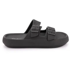 DEELUXE 74 Claquette couleur uni Homme NOIR Best