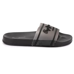 PEPE JEANS Claquette logo Femme NOIR Clearance
