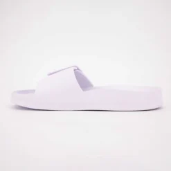 AMERICAN COLLEGE Claquette plastique avec boucle Femme BLANC Hot