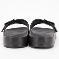 AMERICAN COLLEGE Claquette plastique avec boucle Femme NOIR Best