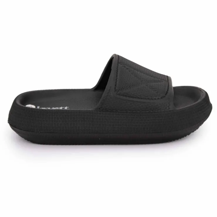 LOVETT Claquette uni bout rond Femme NOIR Online