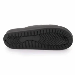 LOVETT Claquette uni caoutchouc Femme NOIR Discount