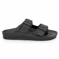 NEW ONE Claquettes double boucle Homme NOIR Sale