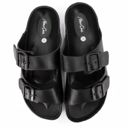 NEW ONE Claquettes double boucle Homme NOIR Sale