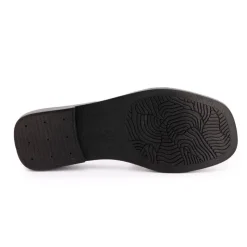 LOVETT Claquettes plates avec bride Femme BLANC Clearance