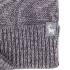 LA CASA DEL CACHEMIRE Coffret bonnet + gant assortis Femme GRIS New