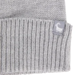 LA CASA DEL CACHEMIRE Coffret bonnet + gant assortis Femme GRIS CLAIR Hot