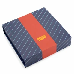 LEVI'S Coffret cadeau de 3 boxers en coton Homme NOIR