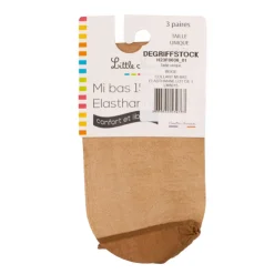 LITTLE MARCEL Collants mi bas Femme BEIGE New