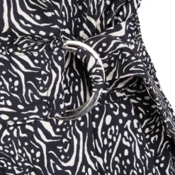 DEELUXE 74 Combishort imprimé fantaisie et blanc Femme NOIR Sale