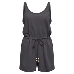 ONLY Combishort sans manches avec perles uni Femme GRIS FONCE Online