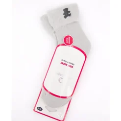 LULU CASTAGNETTE Cosy socks a revers letty 36/38 - 39/41 Femme GRIS CLAIR