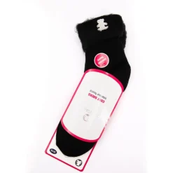 LULU CASTAGNETTE Cosy socks a revers letty 36/38 - 39/41 Femme NOIR Sale