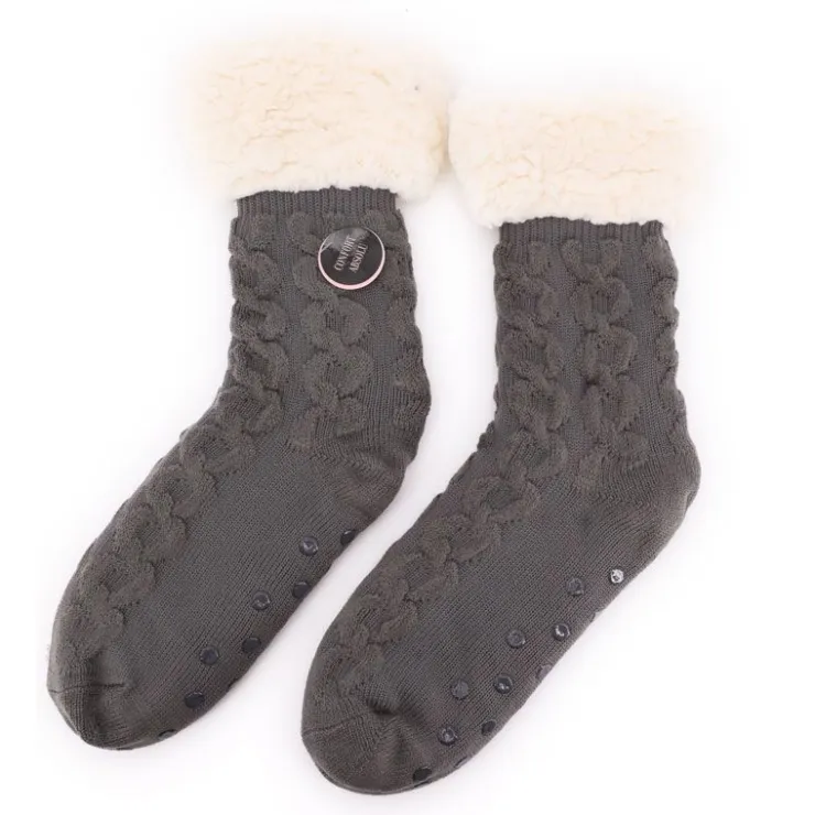 CHANTAL THOMASS Cosy socks Femme GRIS FONCE Sale