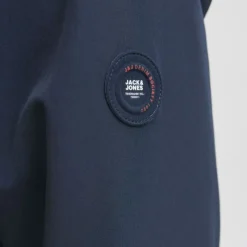 JACK & JONES Coupe-vent Brook avec zip à capuche Homme BLEU FONCE Discount