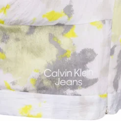 CALVIN KLEIN Crop top bretelles blanc motif fantaisie Femme MULTICOLORE Best