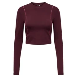 ONLY PLAY Crop top ml windsor wine 15306383 t xs-xl Femme BORDEAUX