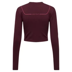 ONLY PLAY Crop top ml windsor wine 15306383 t xs-xl Femme BORDEAUX
